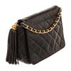 Image 2 : Chanel Black Leather Small Flap Shoulder Bag