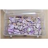 Image 1 : 3)  LOT OF 42.7 GRAMS OF PURPLE MICA HEALING