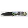 Image 1 : 8" TOTAL LENGTH FOLDING EAGLE THEMED POCKET KNIFE
