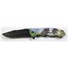 8" TOTAL LENGTH FOLDING EAGLE THEMED POCKET KNIFE