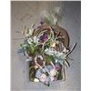 Image 1 : BIN OF SILK FLOWERS & TWIG WREATHS