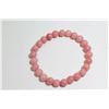 Image 1 : #282-NATURAL RHODOCHROSITE BEAD BRACELET 7.5"