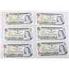 Image 1 : CONSECUTIVE UNCIRCULATED $1 X 6