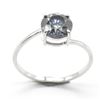 Image 1 : JS52-62 SILVER MOISSANITE (ROUND 7 MM)(1.55CT) RIN