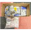 Image 1 : BOX OF ASSORTED SUPPLIES