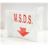 Image 1 : M.S.D.S. WALL MOUNT SIGN