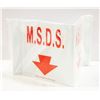 Image 1 : NEW M.S.D.S. WALL MOUNT SIGN