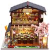 Image 3 : NEW IN BOX DIY MINIATURE WOODEN SUSHI RESTAURANT