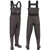 Image 2 : NEW IN BAG TIDE WE FISHING CHEST WADERS, BROWN