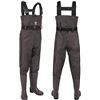 Image 2 : NEW IN BAG TIDE WE FISHING CHEST WADERS, BROWN