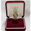 Image 1 : 22 CARAT 91.7% GOLD BRITISH 2000 1/4 QUARTER