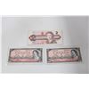 Image 1 : 2 CANADIAN TWO DOLLAR BILLS 1954, 1986