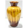 Image 1 : BLUE MOUNTAIN POTTERY VASE YELLOW/BROWN 13 INCH