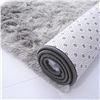 Image 2 : NEW LARGE 5X8 SHAGGY FLUFFY GREY MODERN RUG