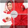Image 3 : WINTHOME WEARABLE BLANKET HOODIE EXTRA LARGE