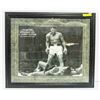 Image 1 : MUHAMMAD ALI VS SONNY LISTON FRAMED PRINT