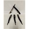 Image 1 : LOT OF 4 NEW DANNYCO STRAIGHT RAZORS