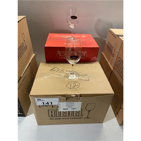 24 RIEDEL WHITE WINE STEM GLASSES