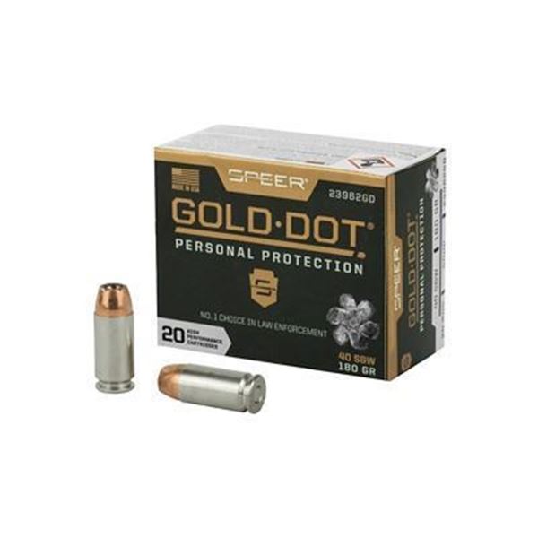 SPR GOLD DOT 40SW 180GR HP - 20 Rds