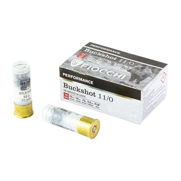 FIOCCHI 12GA 00 BUCKSHOT - 10 Rds