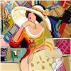 Image 2 : Isaac Maimon "Moments De Solitude" Original Acrylic Painting On Canvas