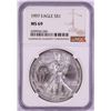 Image 1 : 1997 $1 American Silver Eagle Coin NGC MS69