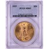 Image 1 : 1925 $20 St. Gaudens Double Eagle Gold Coin PCGS MS63