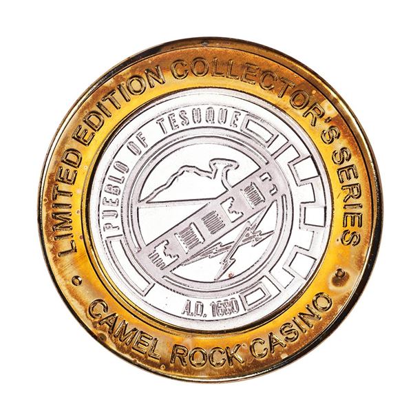 .999 Fine Silver Camel Rock Casino New Mexico $10 Limited Edition Gaming Token