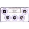 Image 1 : 2004-S Silver Proof State Quarter (5) Coin Set NGC Ultra Cameo