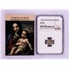 Image 1 : 1552 KB Hungary Denar 'Madonna and Child' Coin NGC XF40 With Story Box