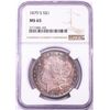 Image 1 : 1879-S $1 Morgan Silver Dollar Coin NGC MS65 Nice Toning