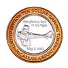 Image 1 : .999 Silver McCarran International Airport Las Vegas, NV $10 Limited Gaming Token