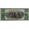 Image 2 : 1875 $5 Greene County National Bank Carrollton, IL CH# 2390 National Currency Note