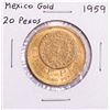 Image 1 : 1959 Mexico 20 Pesos Gold Coin