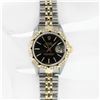 Image 3 : Rolex Ladies Two Tone Diamond Oyster Perpetual Datejust Wristwatch With Rolex Box