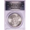Image 1 : 1887 $1 Morgan Silver Dollar Coin ANACS Brilliant Uncirculated