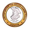 Image 2 : .999 Silver Pioneer Hotel & Gambling Hall $10 Casino Limited Edition Gaming Token