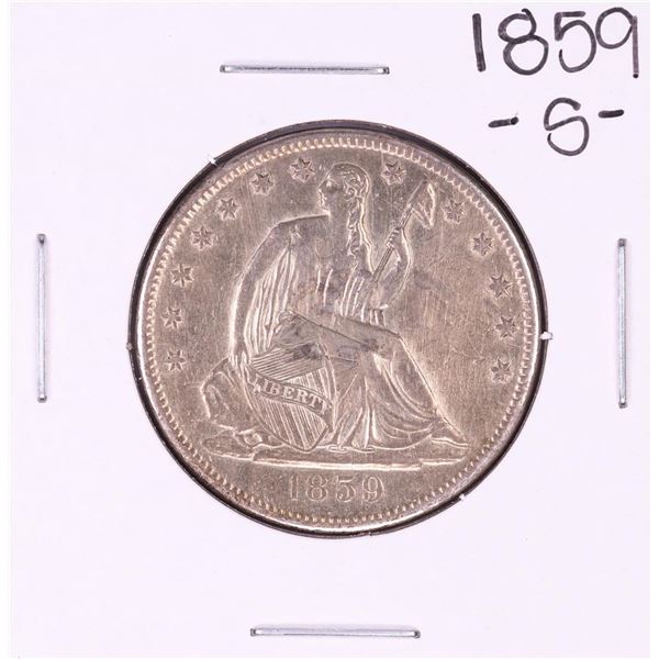 1859-S Seated Liberty Half Dollar Coin
