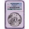 Image 1 : 1986 $1 American Silver Eagle Coin NGC MS69 First Year Issue