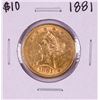 Image 1 : 1881 $10 Liberty Head Eagle Gold Coin