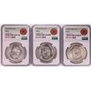 Image 1 : Lot of 1951-1953Mo Mexico 5 Pesos Silver Coins NGC MS64