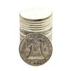Image 2 : Roll of (20) Brilliant Uncirculated 1963-D Franklin Half Dollar Coins