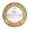 Image 2 : .999 Fine Silver Silverton Casino Las Vegas, Nevada $10 Limited Edition Gaming Token