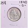 Image 1 : 1840-O No Drapery Seated Liberty Quarter Coin