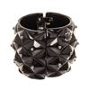 Image 1 : Chanel Black Enamel Stud Cuff Bracelet