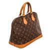 Image 3 : Louis Vuitton Brown Alma MM Satchel Bag