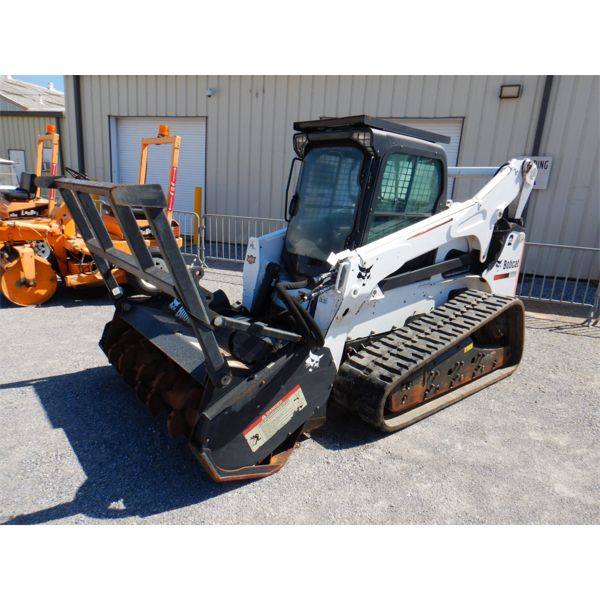 2014 BOBCAT T870 Skid Steer Loader - Mulcher