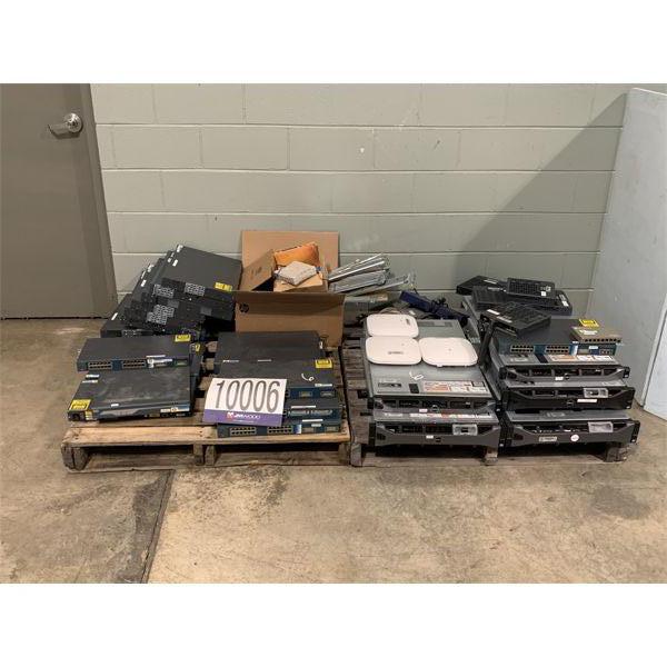 NETWORK ROUTERS, NETWORK SWITCHES, WIRELESS NETWORKING BRIDGES, CPU SERVERS, Located Offsite: Gunter