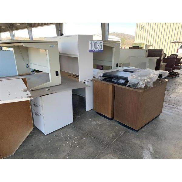 CHAIRS, SOFA, TABLES, DESKS, MODULAR FURNITURE, Selling Offsite: Located in Guntersville, AL