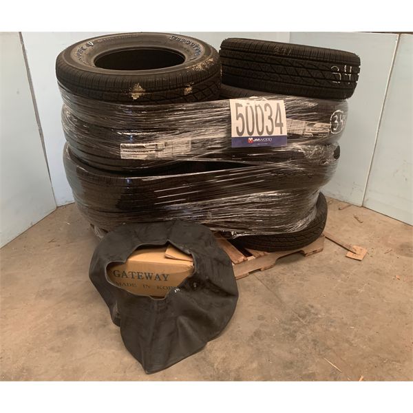 TIRES (255/70R17 AT, LT235/75R15 C REG, 14R17.5), Selling Offsite: Located in Tuscaloosa, AL